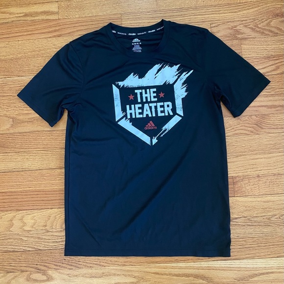 adidas Other - Adidas Tshirt Big Boys Youth XL (18) Black “The Heater” Tee Climalite Shirt